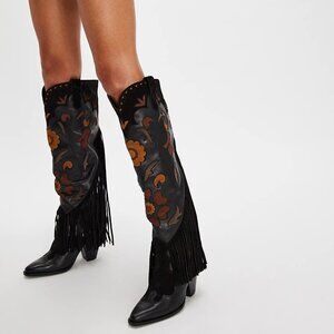 FREE PEOPLE Spell Sannah Fringe Western Boots (size EU 36 / US 6) NWT
